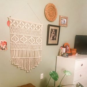 NWT Jungalow (limited-edition / sold out!) Boho Macrame Hanging Wall Art